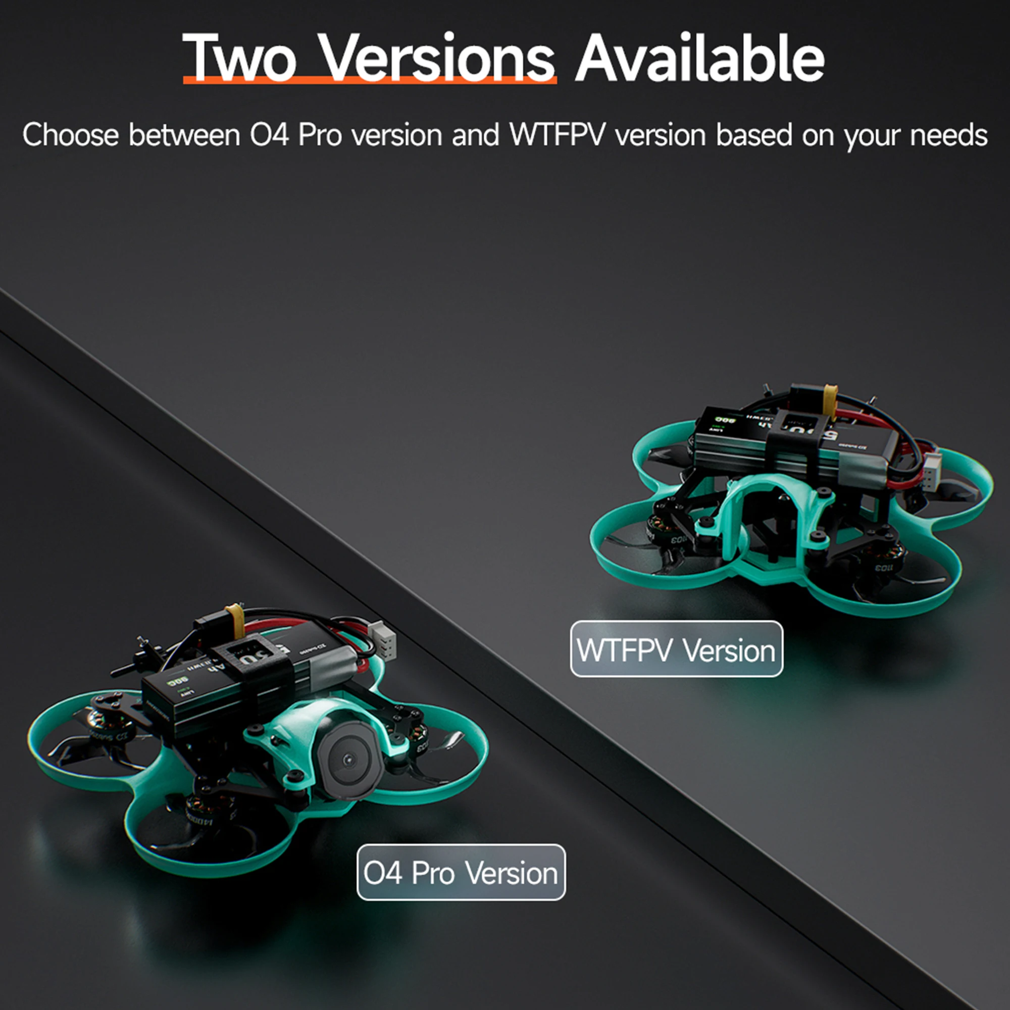 Sub250 WTFPV 1.6인치 2S CineWhoop 4K FPV 1103 14000KV 모터 쿼드콥터 프리스타일 드론 - 이미지 5