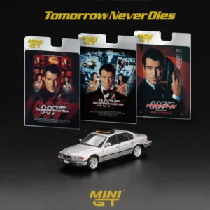 MINIGT 1/64 BMW 750IL Tomorrow Never Dies MGT00902-007ECH 자동차 합금 차량 다이캐스트 금속 모델 어린이 장난감 소년용