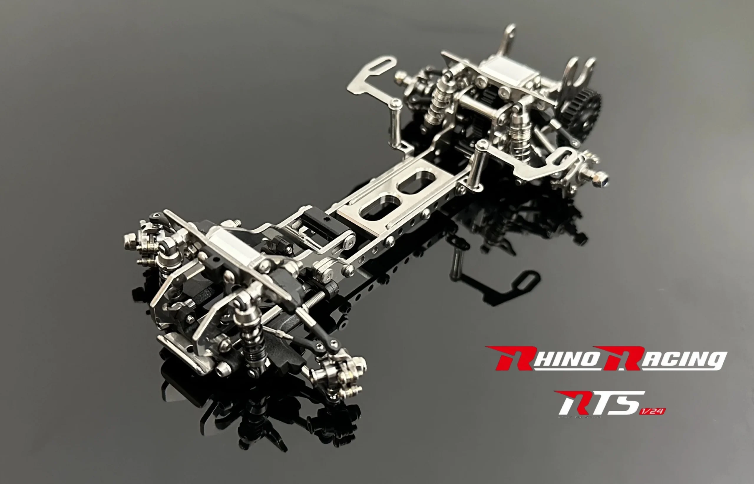 RTS V0 1/24 RWD 드리프트 섀시 키트 - 완전 조립 RHINO RACING RTS-2401-0