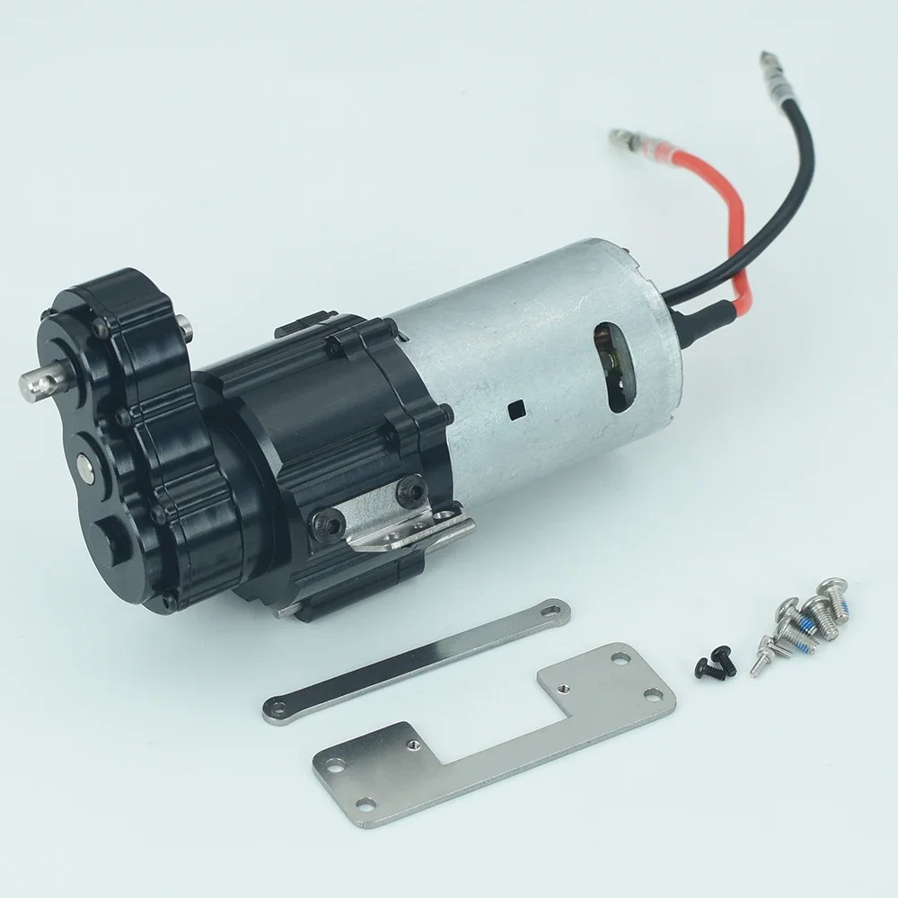 1/14 타미야 RC 트럭 스카니아 벤츠 볼보 DIY 부품용 트랜스퍼 케이스가 있는 금속 2차 기어박스 1개 - 이미지 2