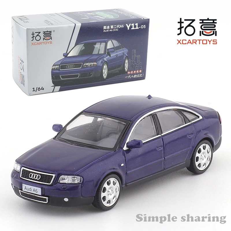 XCarToys 1/64 Audi Second-generation A6 (C5) Simulation Alloy Die-casting Car Model Kids Xmas Gift Toys for Boys - Image 8