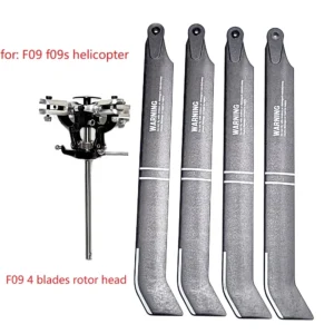 [4개 블레이드가 있는 F09] YUXIANG F09 F09-S F09H F11 F11GPS OMPHOBBY M2 Eachine E200 E200s Black Hawk 헬리콥터용 STASRC 금속 메인 로터 헤드 부품