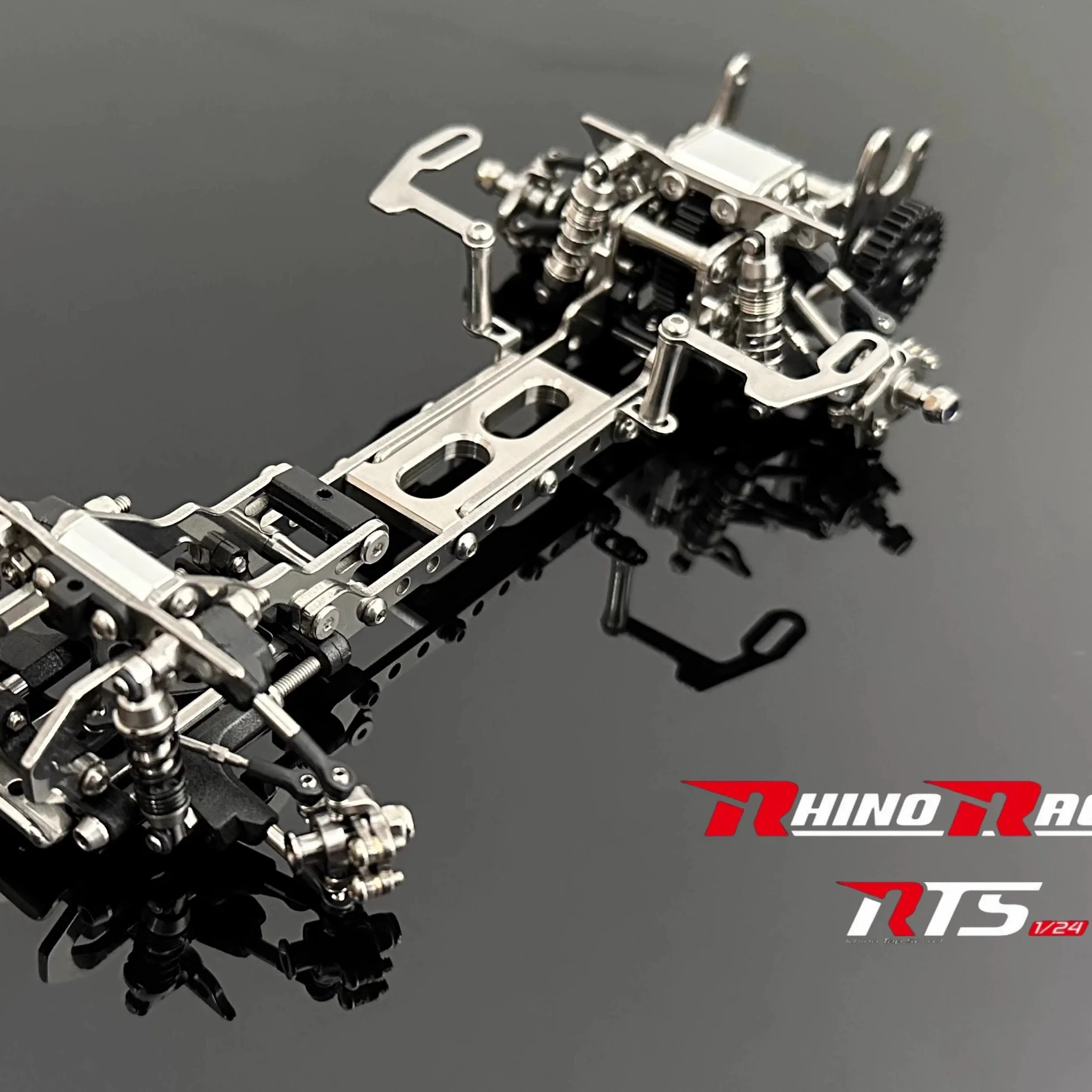 RTS V0 1/24 RWD 드리프트 섀시 키트 - 완전 조립 RHINO RACING RTS-2401-0 - Image 6