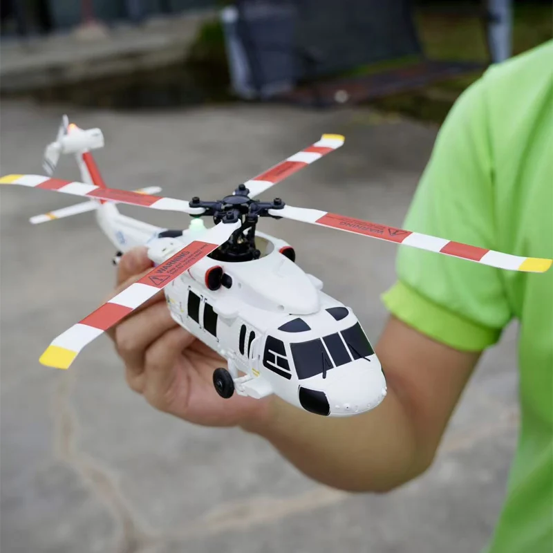 WLToys K270 RC 헬기 업그레이드: 광류 기압 유지 UH-60L 스케일 4채널 4엽 브러시리스 모터 안정 비행 - 이미지 2