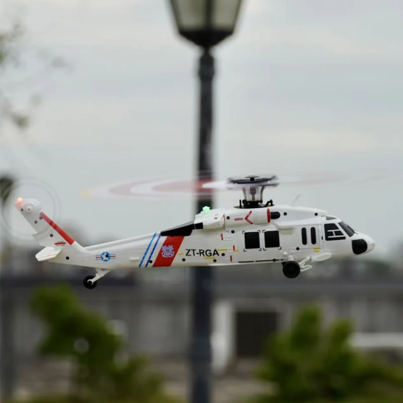 WLToys K270 RC 헬기 업그레이드: 광류 기압 유지 UH-60L 스케일 4채널 4엽 브러시리스 모터 안정 비행 - 이미지 4