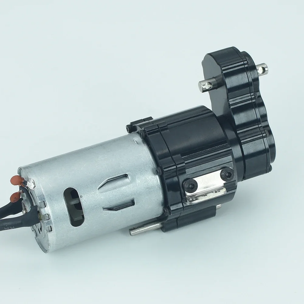 1/14 타미야 RC 트럭 스카니아 벤츠 볼보 DIY 부품용 트랜스퍼 케이스가 있는 금속 2차 기어박스 1개 - 이미지 4