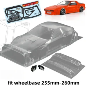 1/10 Pandem Mazda RX7 RC 드리프트 카 셸 바디 온로드 카용 255mm-260mm 휠베이스 Tamiya Yokomo Kyosho 3Racing hsp mst