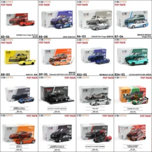 XCARTOYS POP RACE 1/64 SKYLINE GT-R V8 NSX GT3 EVA01 GR YARIS 992 Stinger GTR Stagea R34 Car Alloy Diecast Model Kids Toys Boys