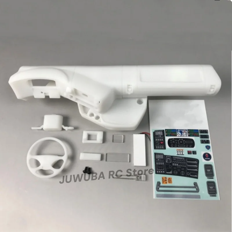 타미야 1/14 RC 트럭 대시보드 스카니아 FH16 악트로스 MAN TGX 액세서리 - 이미지 10