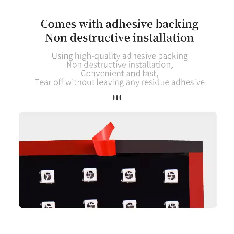 트럭 차량용 악마의 눈 LED 픽셀 패널 라이트 원격 제어 소프트 접이식 조명 스크롤링 보드 윈드실드 12V 24V - Image 6