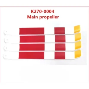 [K270-0004] Wltoys XK K270 RC 헬리콥터 부품 모음: 메인 프로펠러 블레이드 로터 클립 랜딩 기어 모터 스티어링 기어 ESC 연결 부품