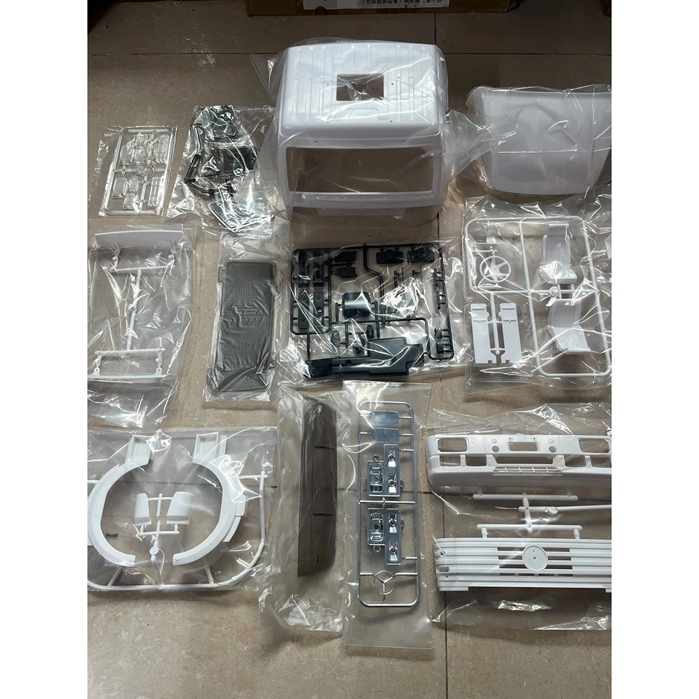 자동차 쉘: 1/14 Tamiya RC 트럭 트레일러 팁퍼 Mercedes-Benz Actros AROCS 3363/1850/1838/3853 바디 쉘 부품용 플라스틱 조종석 자동차 쉘 - Image 6