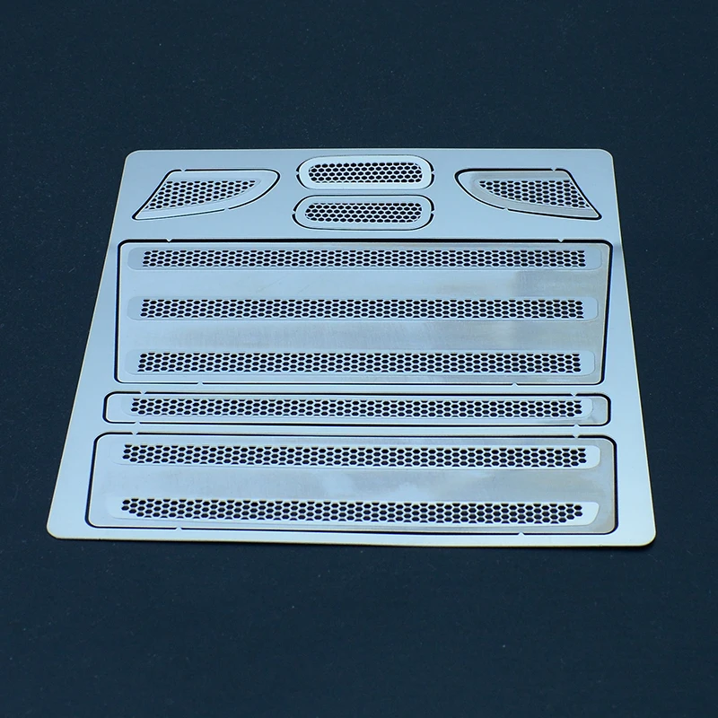 SCANIA R470-R620용: 1/14 타미야 RC 트럭 SCANIA R620 R470 56318 자동차 액세서리용 금속 그릴 메시 전면 커버 장식 스티커 - Image 6