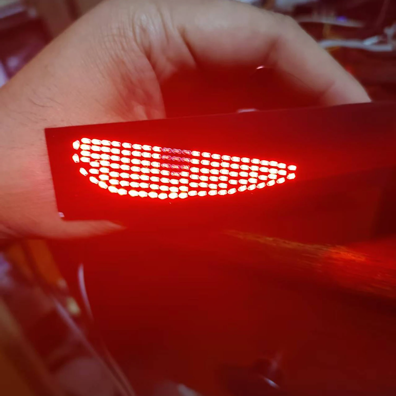 1/14 타미야 RC 트럭 스카니아 770S 벤츠 악트로스 3363 볼보 750 MAN TGX LESU 장난감 자동차 부품용 LED 데몬 아이 장식 조명 2개 - 이미지 7