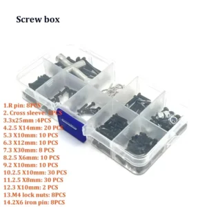 [924] SCY 16101Pro 16102 PRO SG116 MAX 금속 업그레이드 후방 서스펜션 허브 베어링 로드 스윙 암 기어 베어링 스티어링 컵 드라이브 샤프트