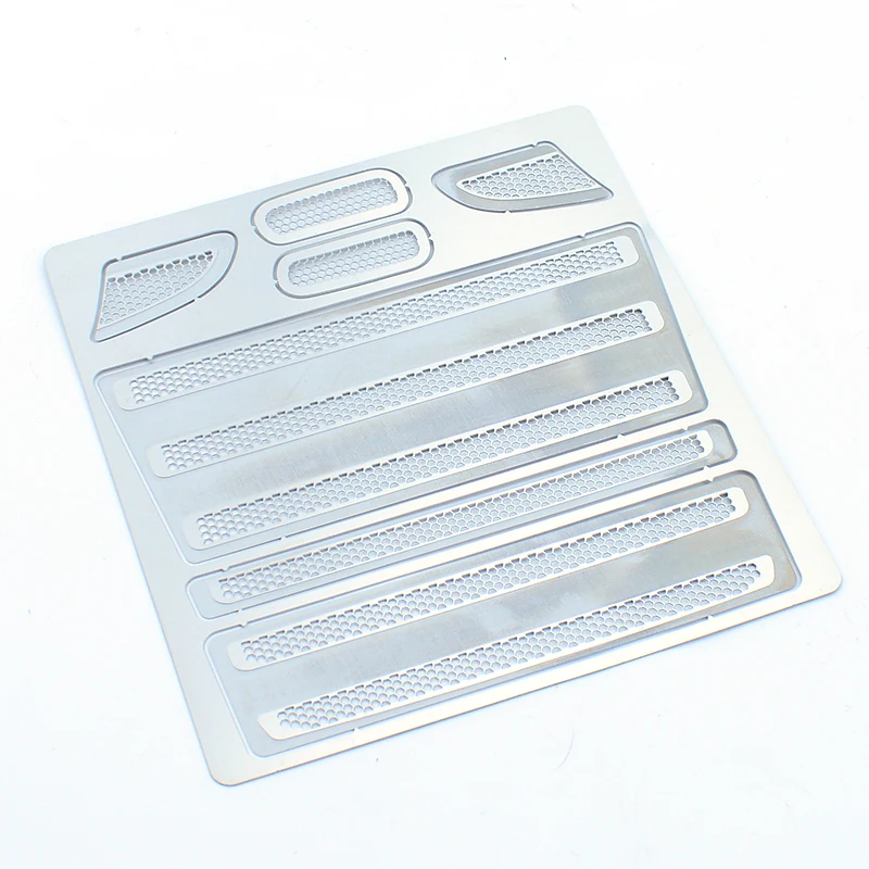 SCANIA R470-R620용: 1/14 타미야 RC 트럭 SCANIA R620 R470 56318 자동차 액세서리용 금속 그릴 메시 전면 커버 장식 스티커 - Image 7