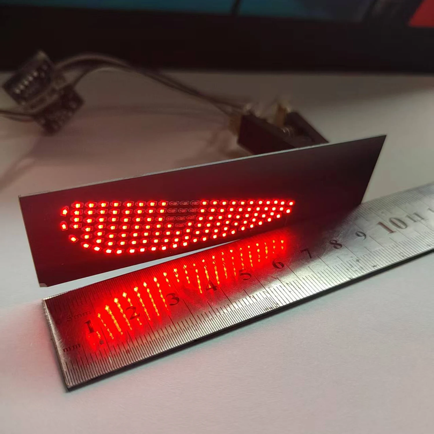 1/14 타미야 RC 트럭 스카니아 770S 벤츠 악트로스 3363 볼보 750 MAN TGX LESU 장난감 자동차 부품용 LED 데몬 아이 장식 조명 2개 - 이미지 3