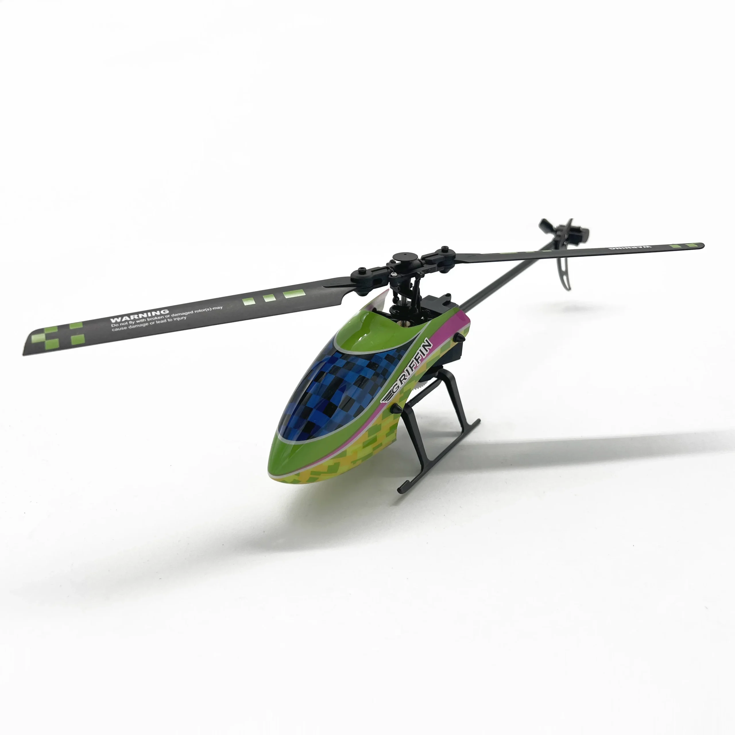 NEEBRC F03 RC 6축 자이로스코프 헬리콥터 2.4G 리모컨 플라이바리스 RTF USB 충전 8520 코어리스 모터 4.3g 서보 부품 - Image 6