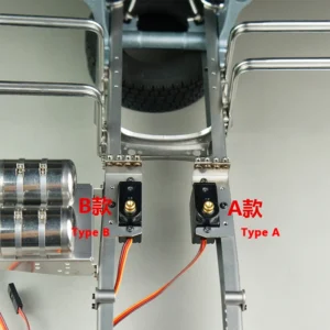 스케일클럽 타미야 1/14 트레일러 트럭 잠금 라인 및 당김 와이어 방향타 시트 2-in-1 수직