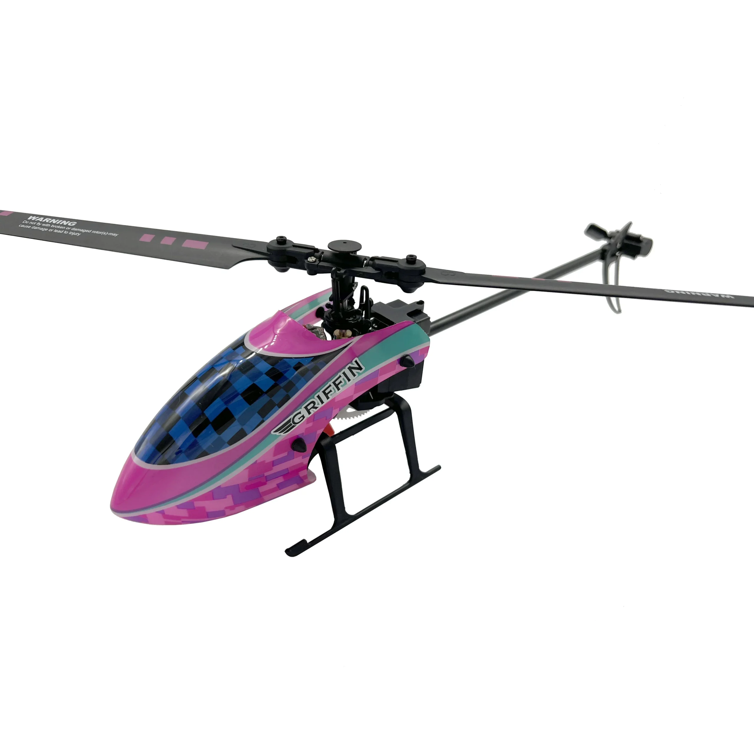 NEEBRC F03 RC 6축 자이로스코프 헬리콥터 2.4G 리모컨 플라이바리스 RTF USB 충전 8520 코어리스 모터 4.3g 서보 부품 - Image 4