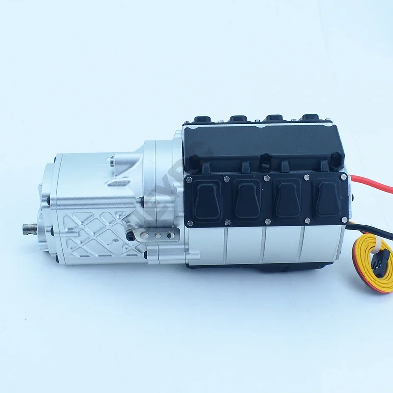 2단 기어박스: 1/14 스케일 타미야 스카니아 770S R620 볼보 벤츠 아록스 맨 TGX 레수 RC 트럭용 금속 시뮬레이션 2단 기어박스 자동차 액세서리 - 이미지 5