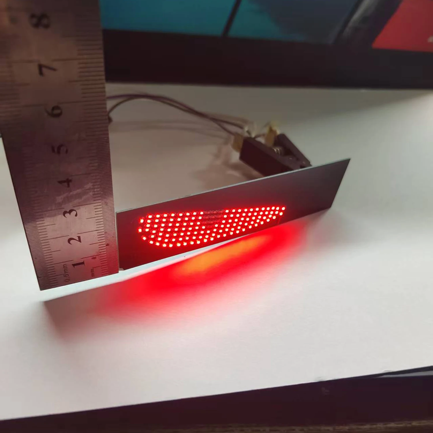 1/14 타미야 RC 트럭 스카니아 770S 벤츠 악트로스 3363 볼보 750 MAN TGX LESU 장난감 자동차 부품용 LED 데몬 아이 장식 조명 2개 - 이미지 2