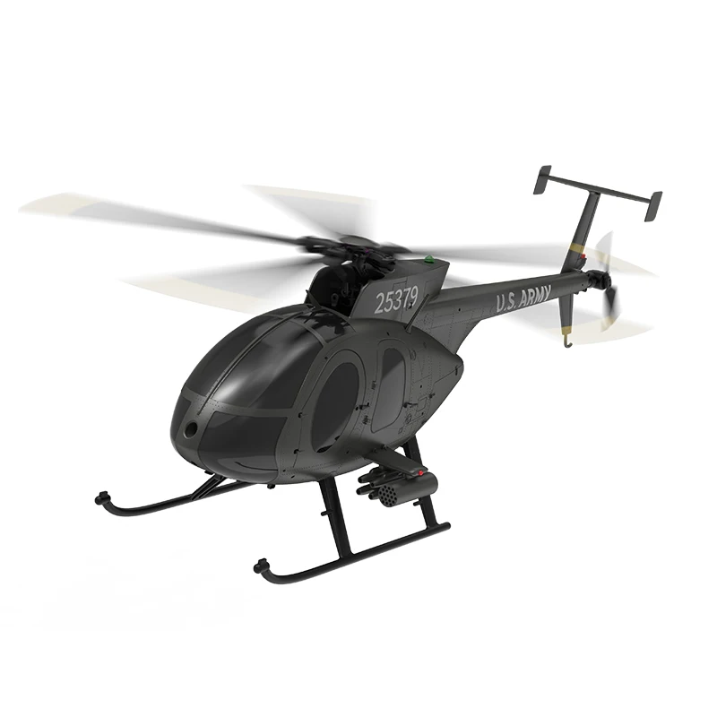YU XIANG F119S MD500 MH-6 리틀 버드 GPS RC 헬리콥터 모델 RTF 1/16 스케일 250급 2.4G 9채널 6G/3D YXZNRC - 이미지 2